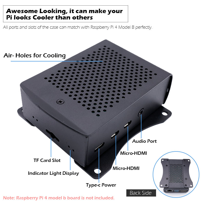 Raspberry Pi 4 Model B Aluminu - Argon One V3 M.2 Nvme Case 评论和价格