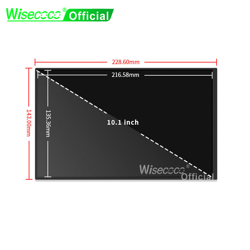 Wisecoco 10.1 Inch Capacitive  - Raspberry Pi 10.1 Inch Capacitive Touch Screen Ips 评论和价格