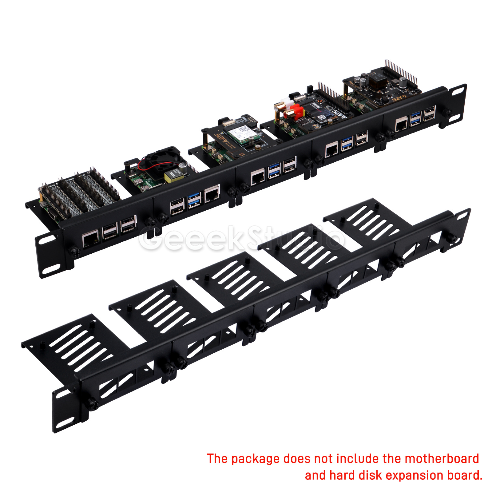 1U Rack Mount for Raspberry Pi - Raspberry Pi Rackmount 1U 19 Inch 评论和价格