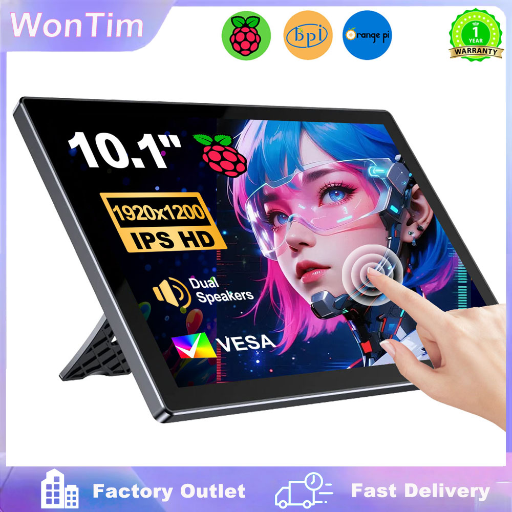 10.1 Inch Raspberry Pi 5 4/3/B - Raspberry Pi 10.1 Inch Capacitive Touch Screen Ips 评论和价格