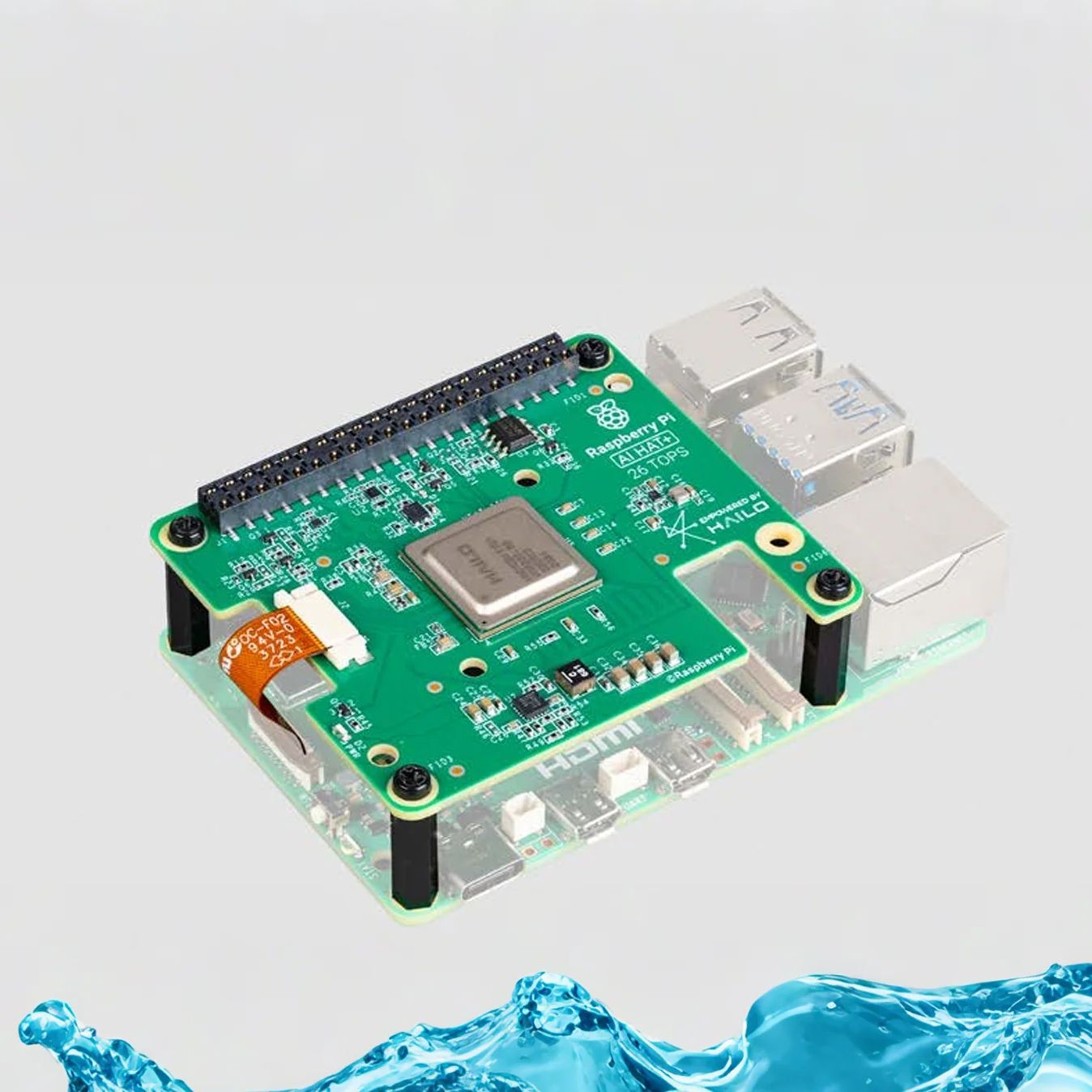Raspberry Pi Al HAT+ Features  - Raspberry Pi Ai Kit Hailo-8L 评论和价格