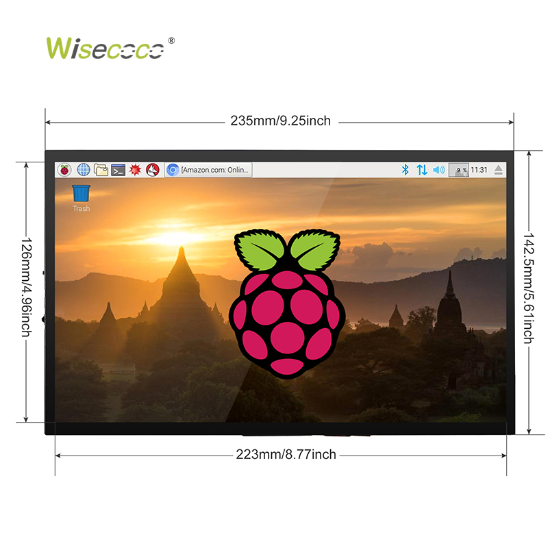 Wisecoco 10.1 Inch IPS LCD Onc - Raspberry Pi 10.1 Inch Capacitive Touch Screen Ips 评论和价格